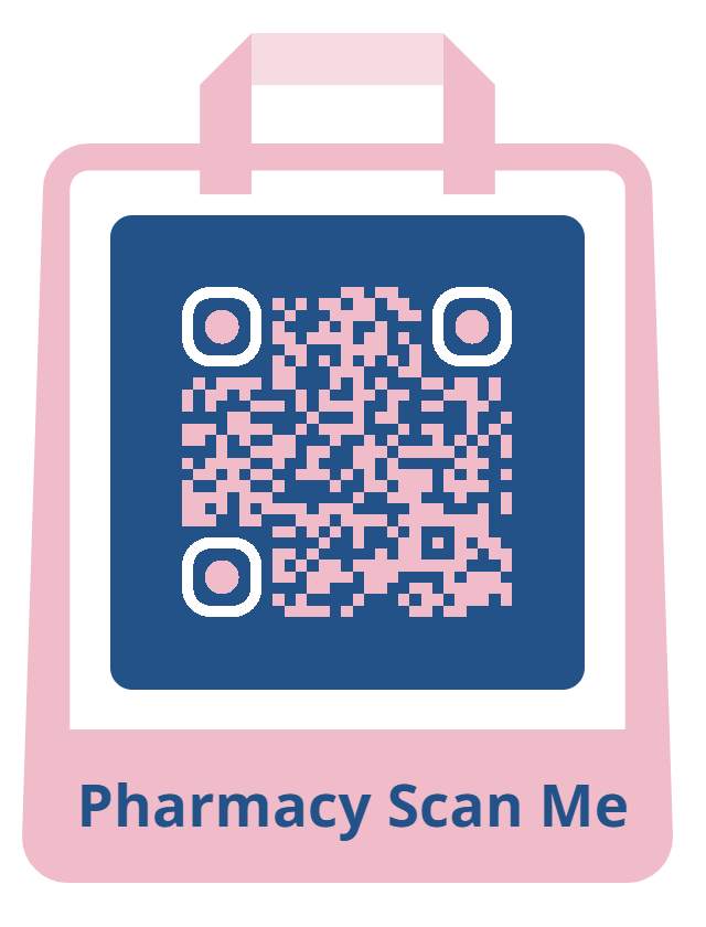 Scan to access our online pharmacy